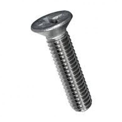 Cross recessed flat countersunk head bolts